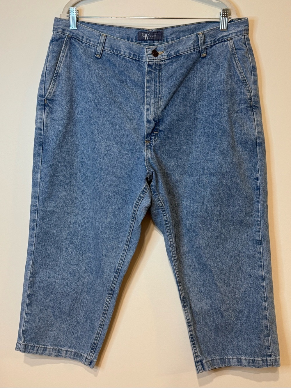 Wrangler For Women Crop Capri Jeans Front Slash Pockets Size 18